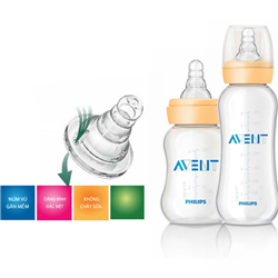 Bán Bình sữa Avent 240ml cổ chuẩn