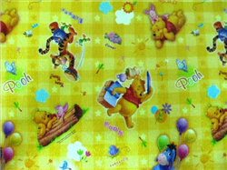Bán Thảm chơi cho bé mẫu gấu Pooh màu vàng 0.8m x 1.2m x 10mm
