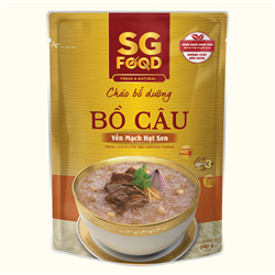 Bán Cháo bổ dưỡng SG Food vị bồ câu, yến mạch, hạt sen (240g)