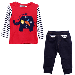 Bán Bộ đồ bé trai Vinakids họa tiết con voi