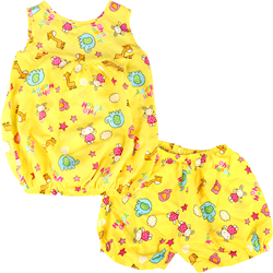 Bán Bộ quần áo lanh mùa hè cho bé gái 0409