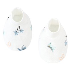 Bán Bao chân có cổ Lullaby NH611P (trắng in BT)