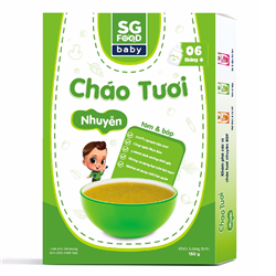 Bán Cháo tươi nhuyễn vị tôm & bắp SG Food