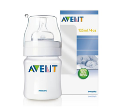 Bán Bình sữa Avent 125ml (thiết kế cổ điển, nhựa PP)