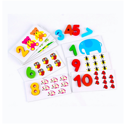 Bán Đồ chơi gỗ A+ học chữ số DG1-026
