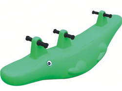 Bán Đồ chơi bập bênh cho bé KL-154G - hình cá sấu xanh