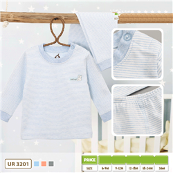 Bán Bộ dài tay cài vai kẻ nhỏ Uala UR3201 (6M+)