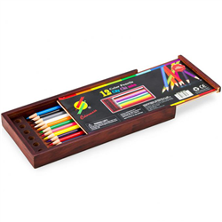 Bán Hộp gỗ 12 cây bút chì màu thường Colormate