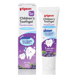 Bán Kem đánh răng trẻ em Pigeon hương nho 45g (1+)
