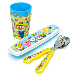 Bán Bộ cốc, thìa, dĩa pororo cho bé