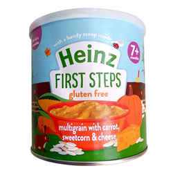 Bán Bột ngũ cốc cà rốt phô mai và bắp Heinz 200g 7M+