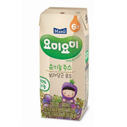 Bán Nước ép Organic Yummy Yummy cà rốt tím & nho (125ml)