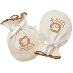 Bán Bao tay sơ sinh cột dây vải bông hữu cơ Simba S5011
