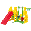 Bán Cầu trượt con thỏ có bóng rổ cầu trượt xích đu SL-08