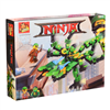 Bán Hộp lắp ráp Ninja movie, Ninja xanh lá 224pcs SX.3021-4