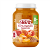 Bán Dinh dưỡng đóng lọ thịt bò hầm và rau củ nghiền Heinz 170g (8M+)