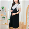 Bán Đầm bầu yếm cổ tim kèm áo Emum (xanh đen)