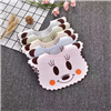 Bán Yếm nút cotton in hình thú cho bé (nhiều màu)
