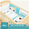 Bán Nệm và quây cotton cao cấp 115*65cm (trắng)