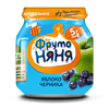 Bán Dinh dưỡng đóng lọ Fruto trái cây nghiền vị táo và việt quất (100g)