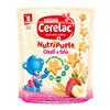 Bán Bánh ăn dặm Nestlé Cerelac Nutripuffs vị chuối dâu (50g)