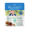 Bán Bánh snack từ lê và táo hữu cơ Bellamy's: organic pear and apple snacks