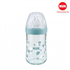 Bán Bình sữa Nuk Nature Sense thủy tinh 240ml NU21498